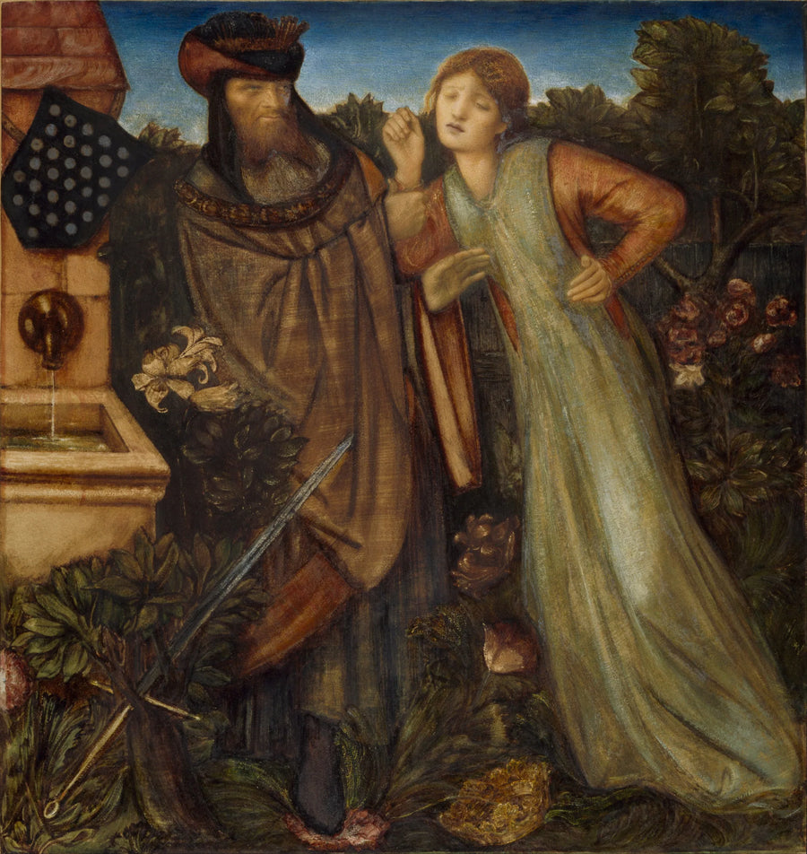 De koning Marc en de Schone Iseult - Edward Burne-Jones