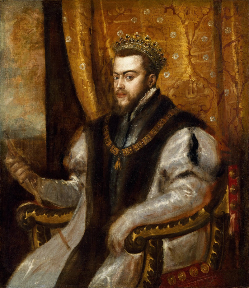 Koning Filips II van Spanje - Titian
