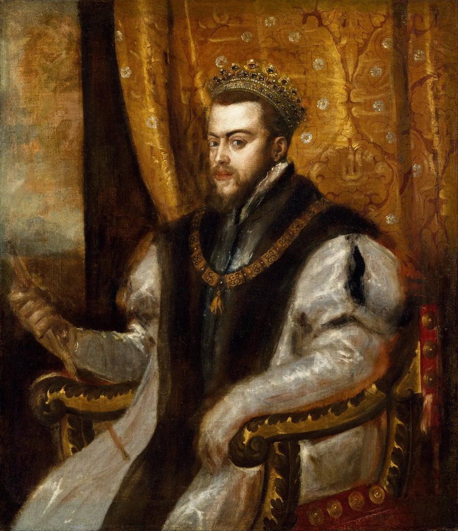Koning Filips II van Spanje - Titian