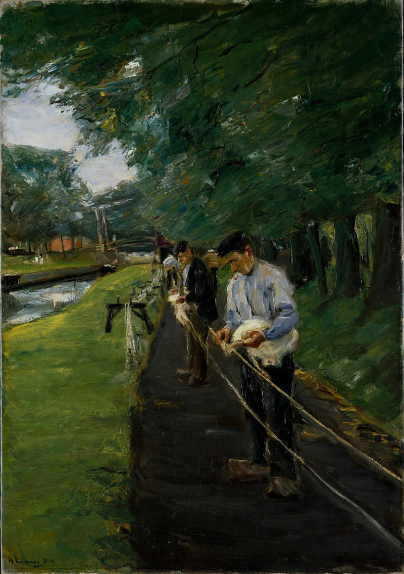 De Touwbaan in Edam - Max Liebermann