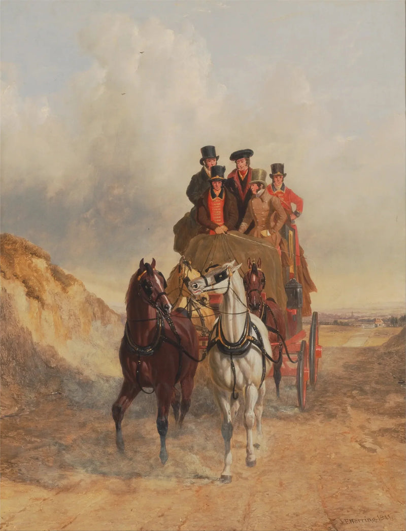 De Koninklijke Postkoets op de weg - John Frederick Herring, Sr.

Source:
Le Royal Mail Coach sur la route - John Frederick Herring, Sr.