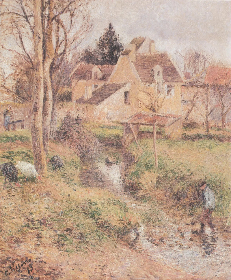De Beek in Osny - Camille Pissarro