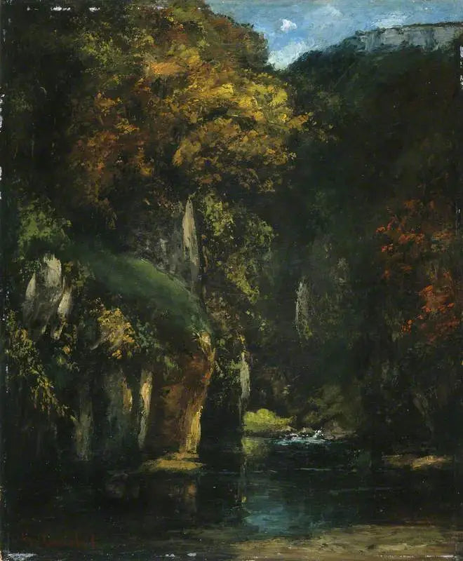 De beek van de Zwarte Put - Gustave Courbet