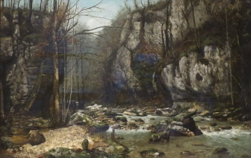 De beek van de Zwarte Put - Gustave Courbet