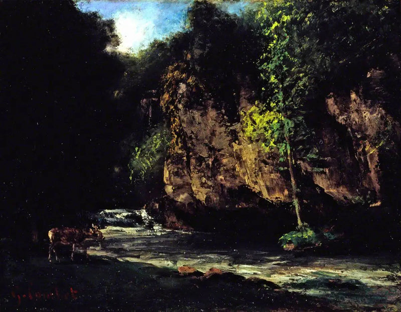 De beek - Gustave Courbet