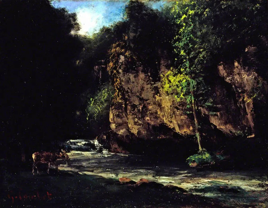 De beek - Gustave Courbet