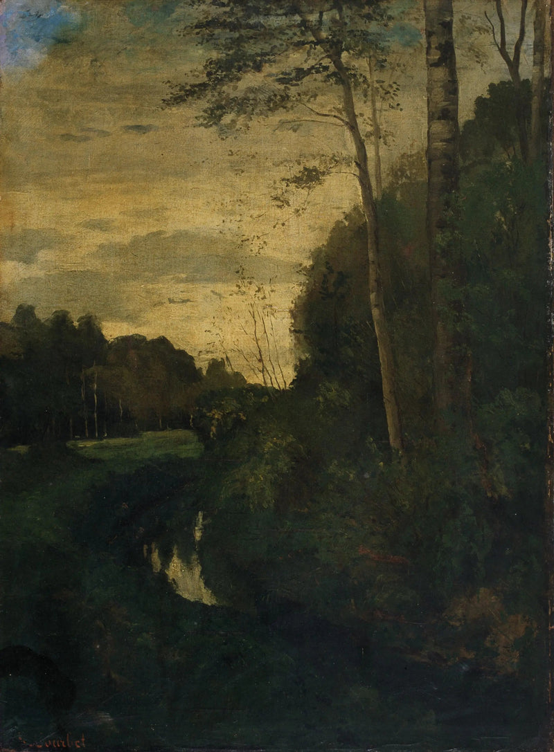 De beek - Gustave Courbet