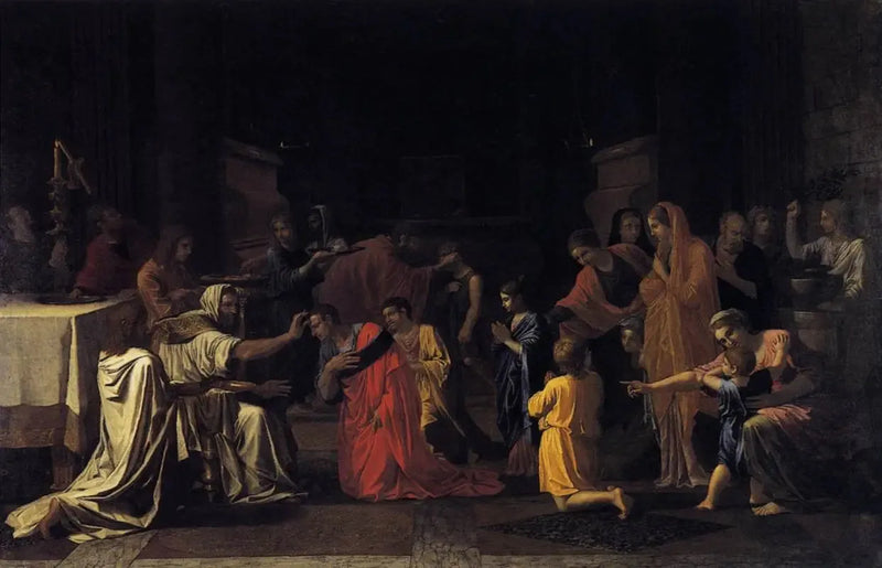 Het Sacrament van het Vormsel - Nicolas Poussin