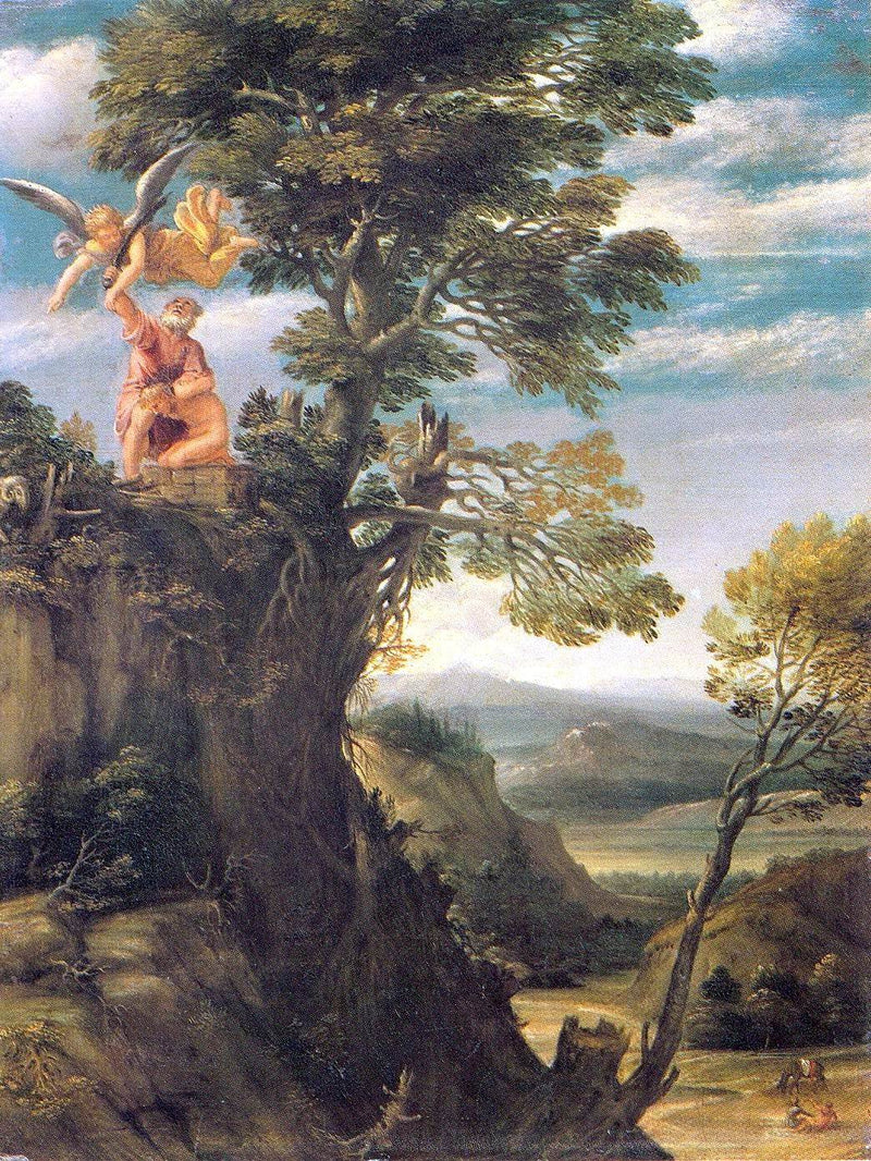 Het Offer van Abraham - Annibale Carracci