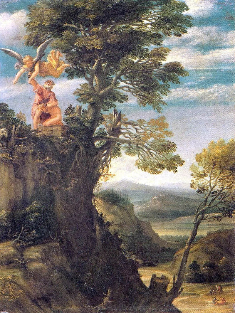 Het Offer van Abraham - Annibale Carracci