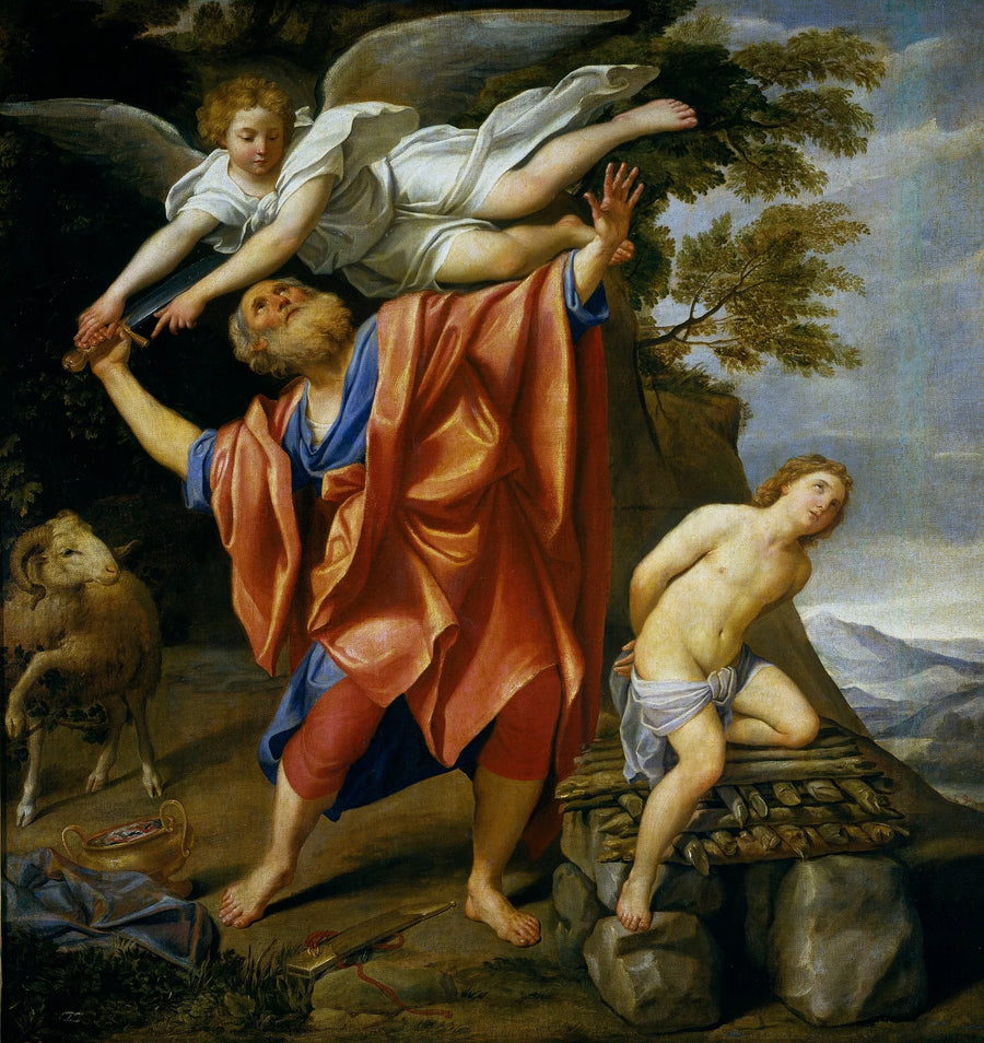 Het Offer van Abraham - Domenichino