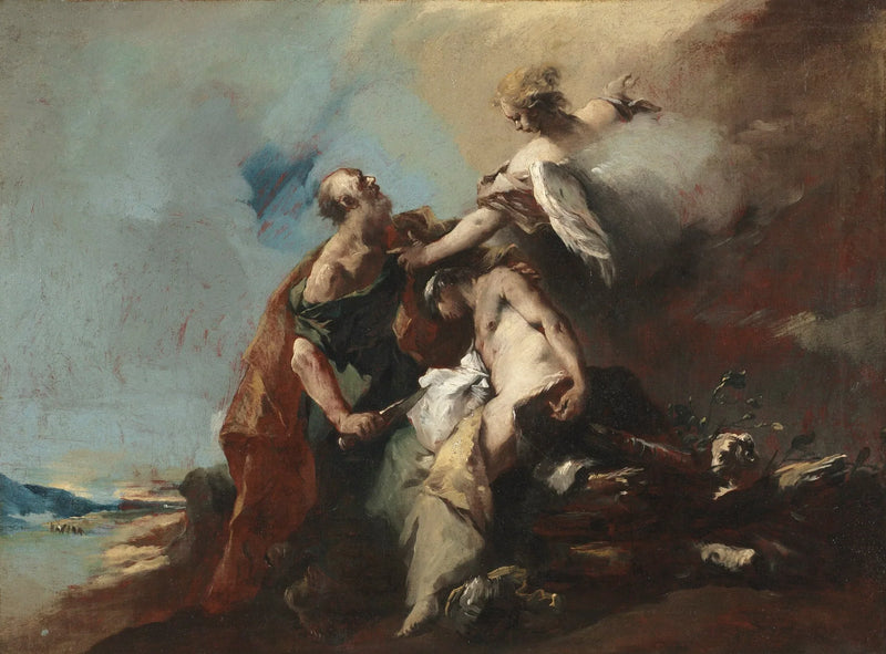 De offerande van Isaak - Francesco Guardi