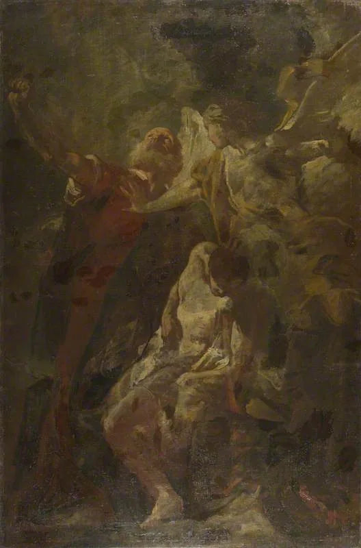 De offerande van Isaak - Giovanni Battista Piazzetta