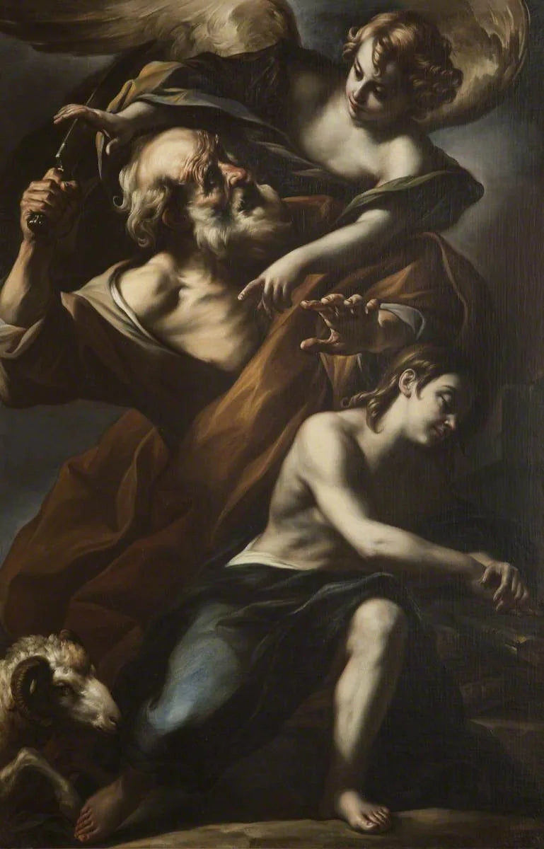 De offerande van Isaak - Guercino