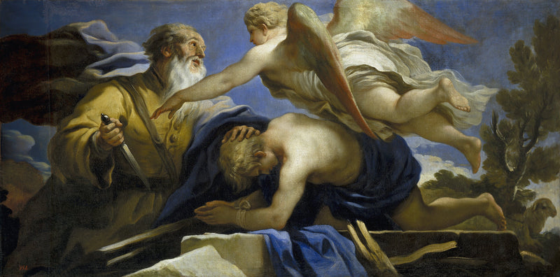 De offerande van Isaak - Luca Giordano