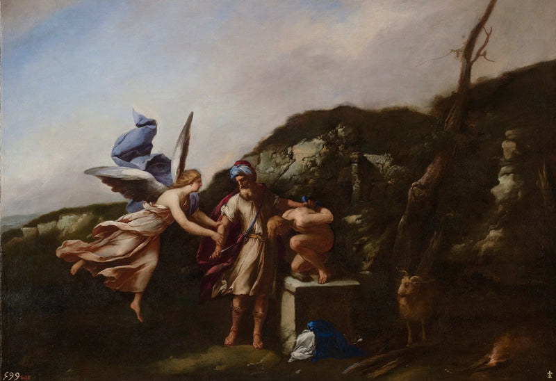 De offerande van Isaac - Luca Giordano