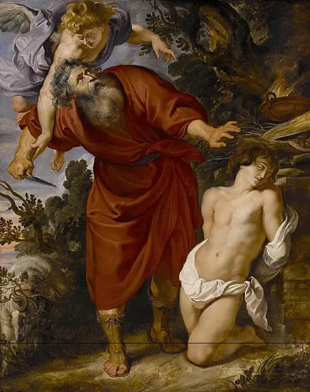 De offering van Isaak - Peter Paul Rubens