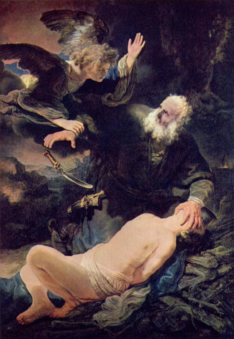 De Sacrifice van Isaak - Rembrandt