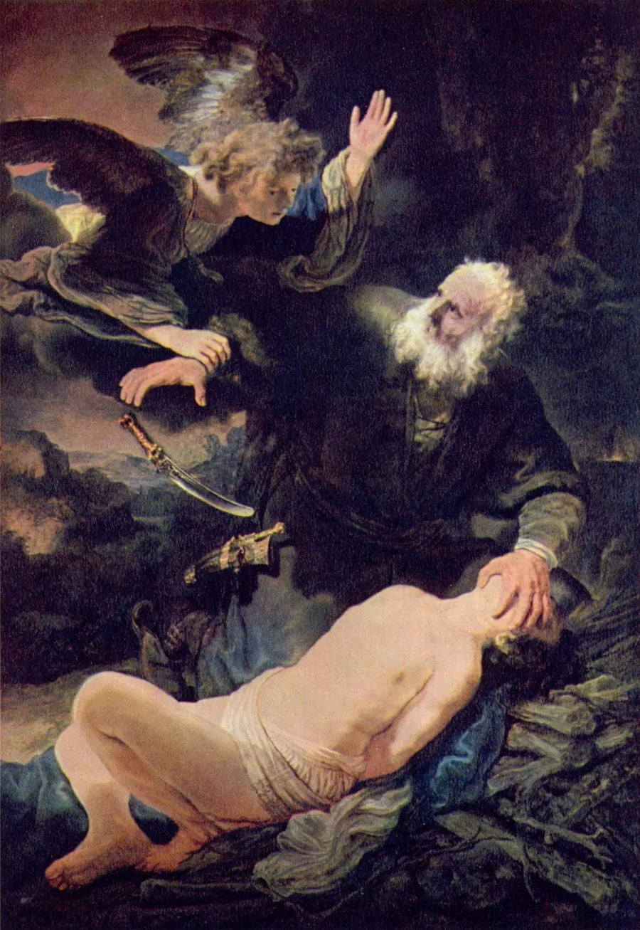 De Sacrifice van Isaak - Rembrandt
