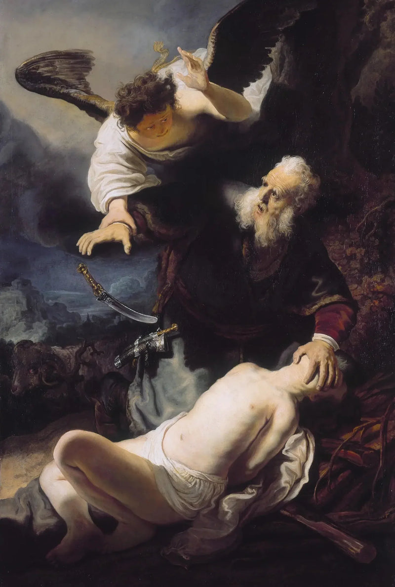 De Sacrifice van Isaak - Rembrandt