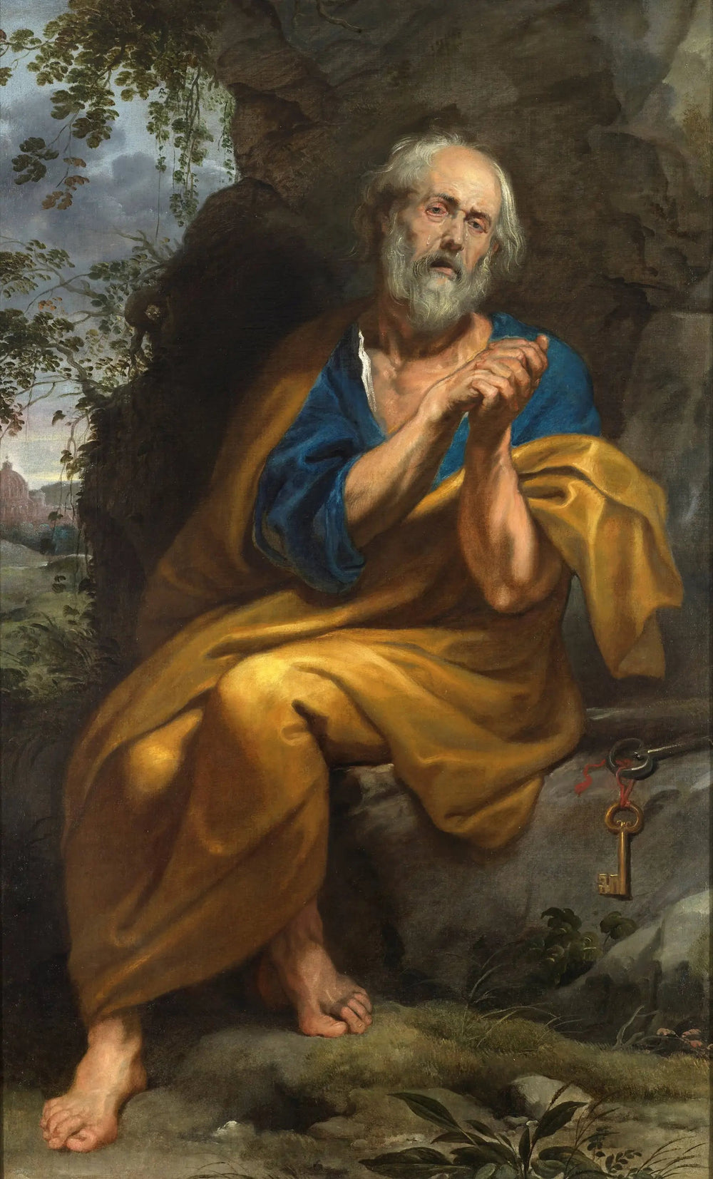 Le Saint Pierre pénitent - Antoine van Dyck - Alpha Reproduction