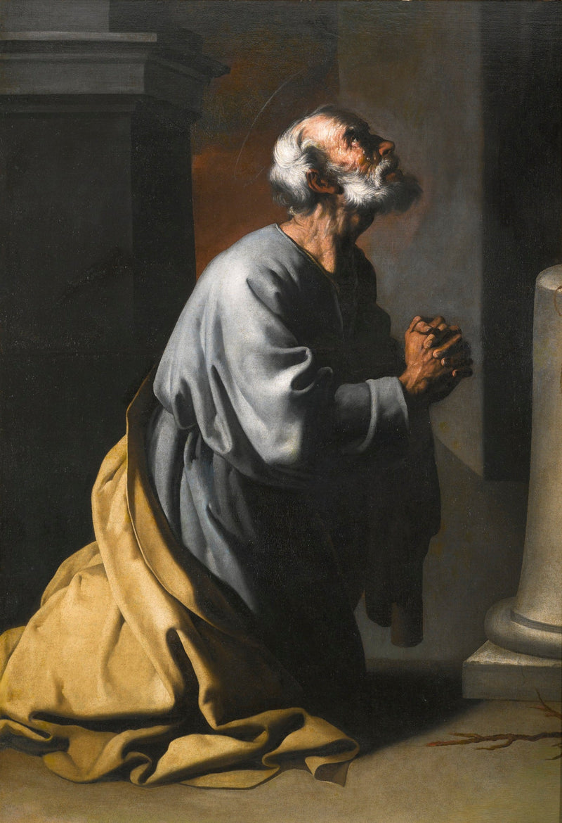 De Boetvaardige Sint-Pieter - Francisco de Zurbarán
