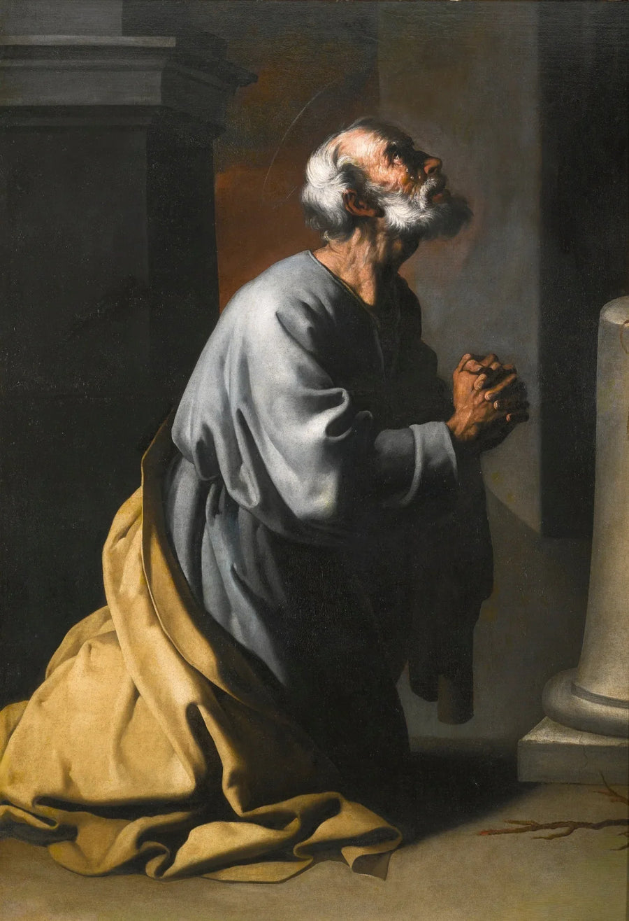 De Boetvaardige Sint-Pieter - Francisco de Zurbarán
