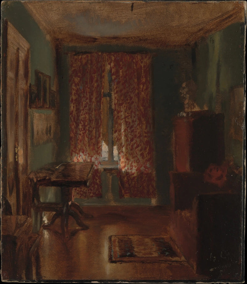 De kunstenaarszaal in de Ritterstrasse - Adolph von Menzel