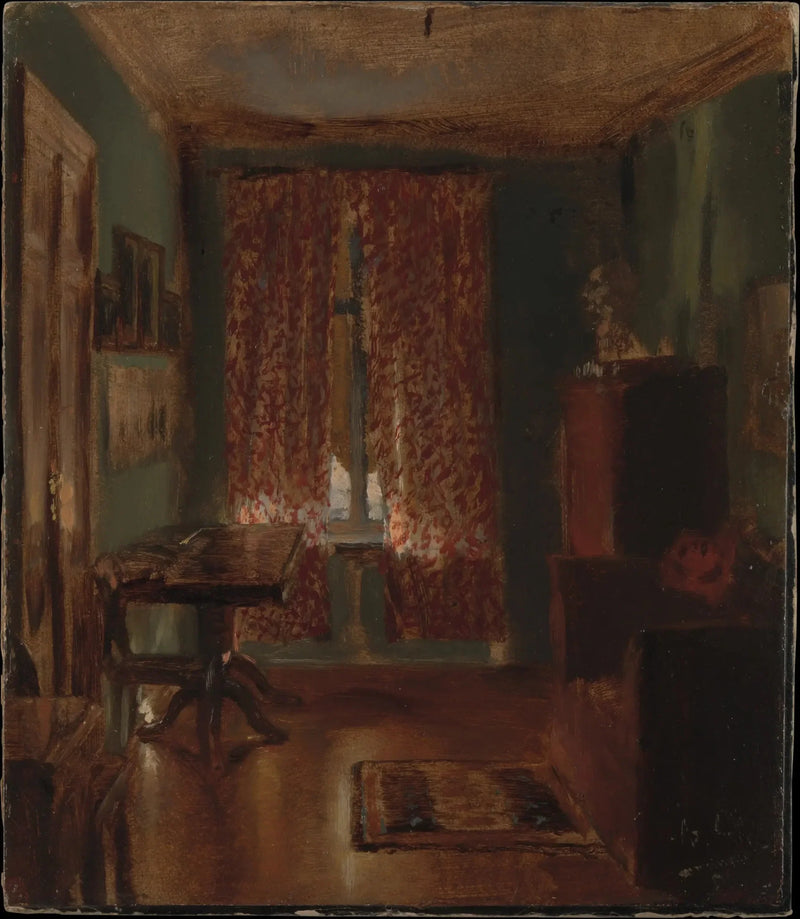 De kunstenaarszaal in de Ritterstrasse - Adolph von Menzel