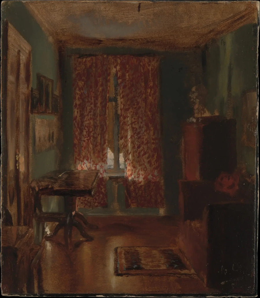 De kunstenaarszaal in de Ritterstrasse - Adolph von Menzel