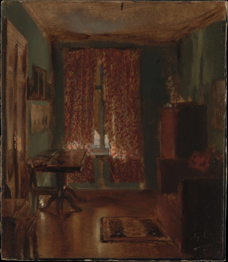 De kunstenaarszaal in de Ritterstrasse - Adolph von Menzel
