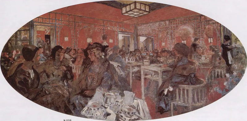Thee salon van de Grote Teddy - Édouard Vuillard