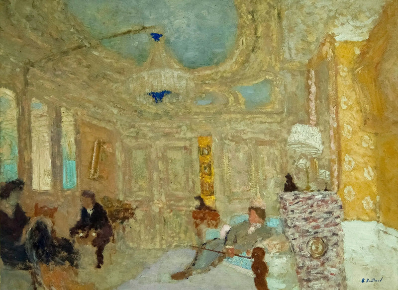 De salon van de Hessel, Rivoli-straat - Édouard Vuillard
