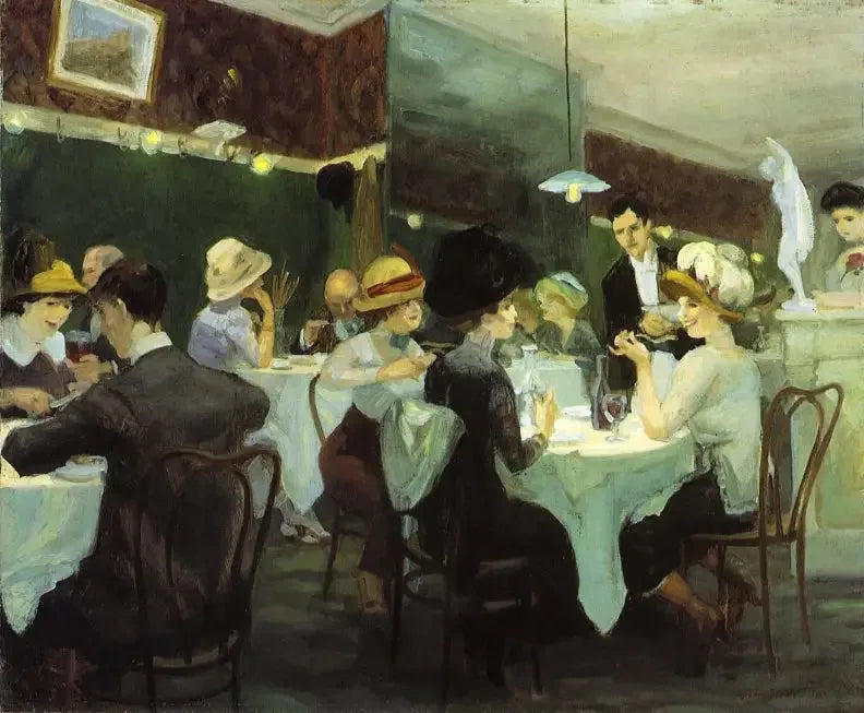 De zaterdagavond van Renganeschi - John Sloan