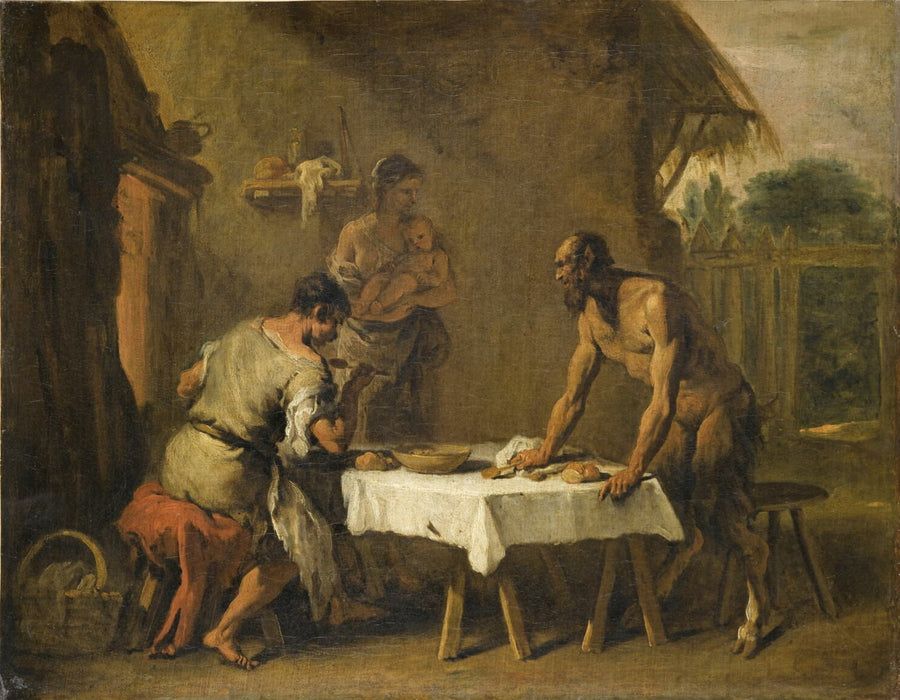 De Satyr en de Boer - Sebastiano Ricci