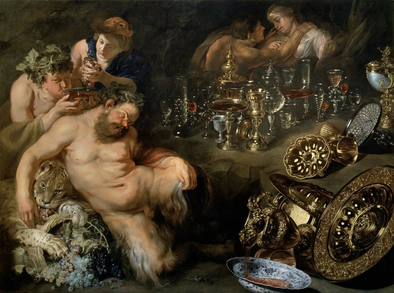 De Dronken Satyr - Peter Paul Rubens
