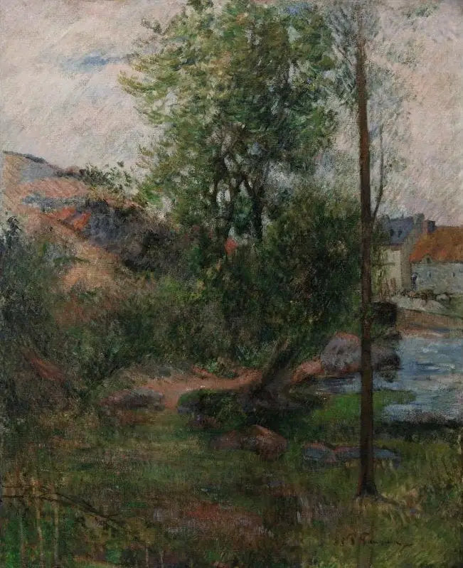 De Wilg aan de Oever van de Aven - Paul Gauguin