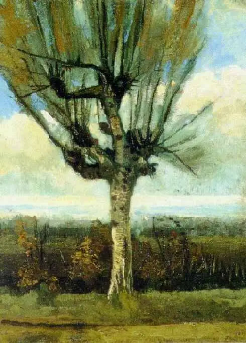 Reproduction du tableau « Le saule - Vincent van Gogh » par Alpha Reproduction en peinture à l’huile