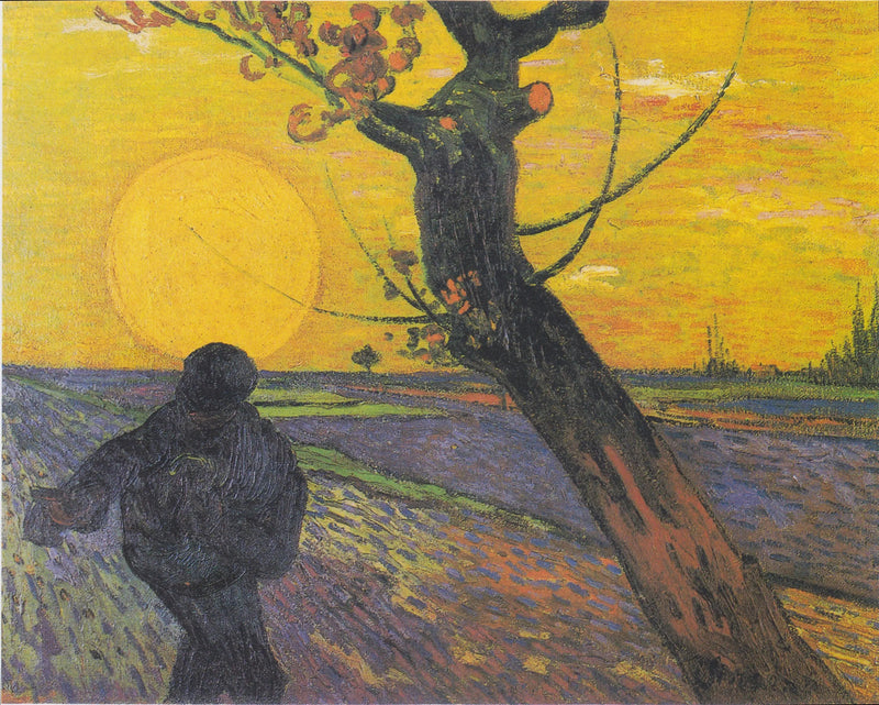 De zaaier bij zonsondergang - Vincent van Gogh
