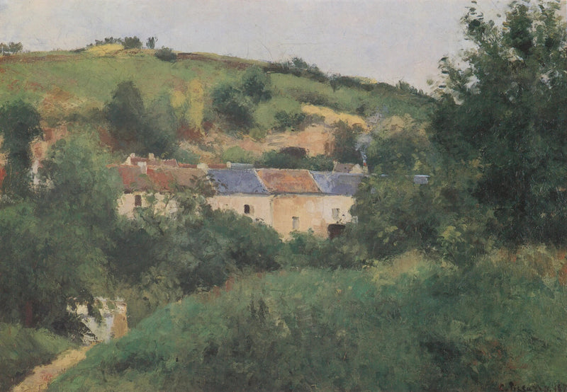 Het Pad van het Dorp - Camille Pissarro