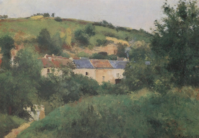 Het Pad van het Dorp - Camille Pissarro