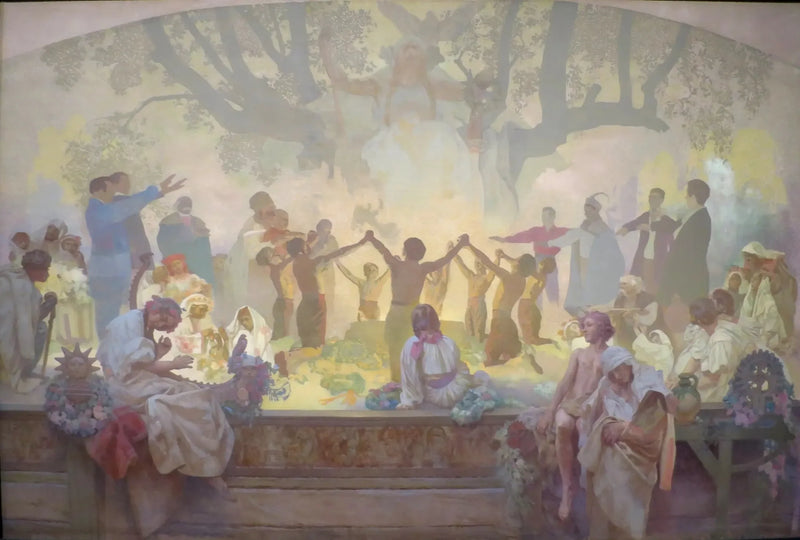 De Eed van Omladina - Alphonse Mucha