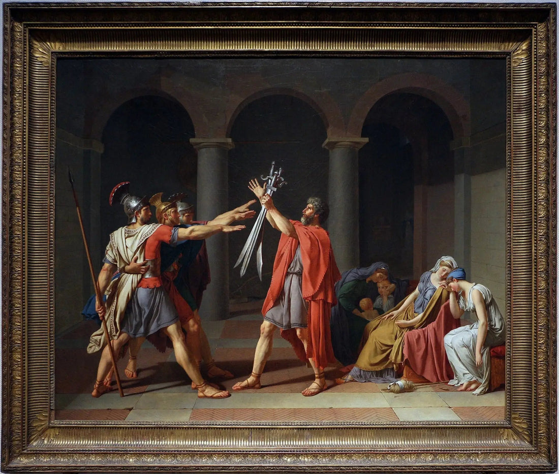 De Eed van de Horatii - Jacques-Louis David