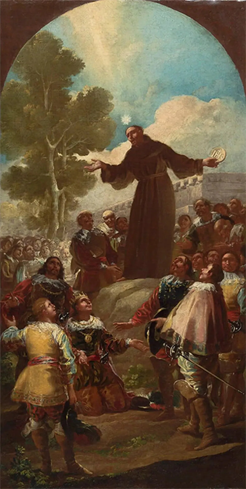 De preek van de heilige Bernardinus van Siena - Francisco de Goya