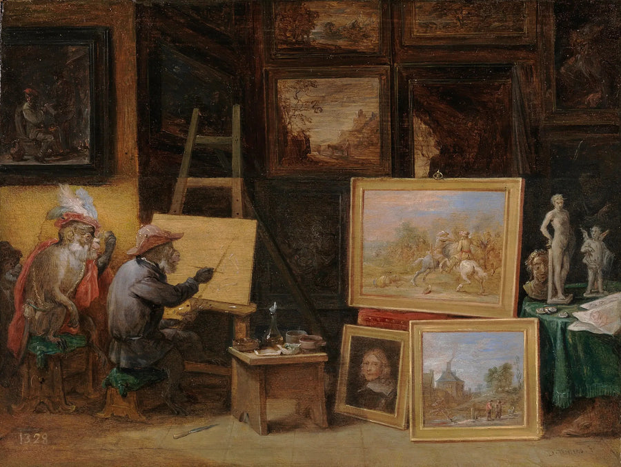 De schilder aap - David Teniers de Jonge

Source:
Le Singe peintre - David Teniers le Jeune