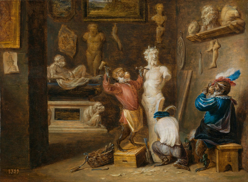 De beeldhouwende aap - David Teniers de Jonge

Source:
Le Singe sculpteur - David Teniers le Jeune