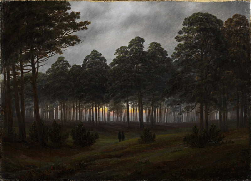 De Avond - Caspar David Friedrich