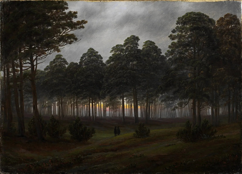De Avond - Caspar David Friedrich