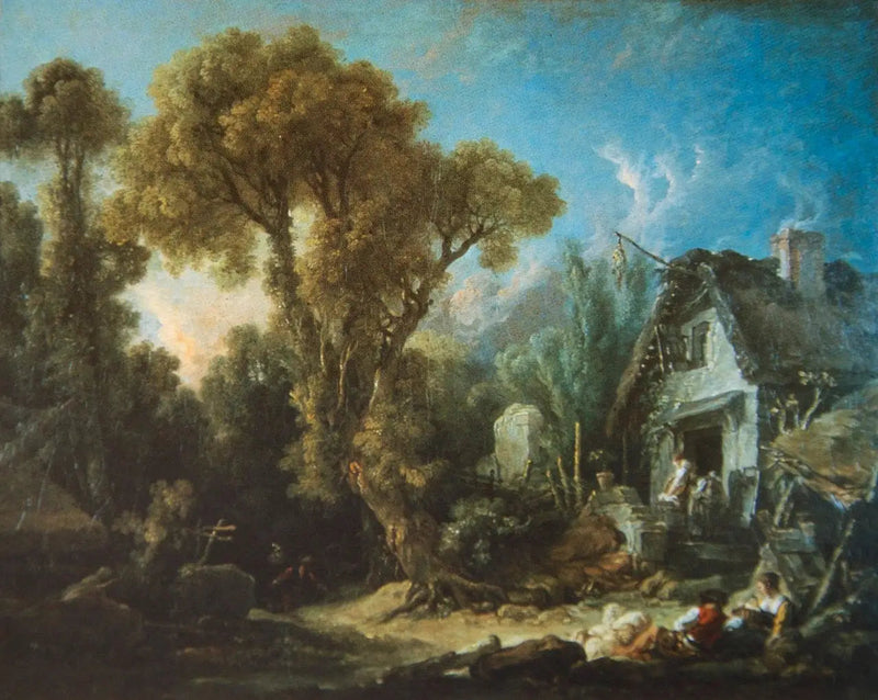 De avond (rond Beauvais) - François Boucher