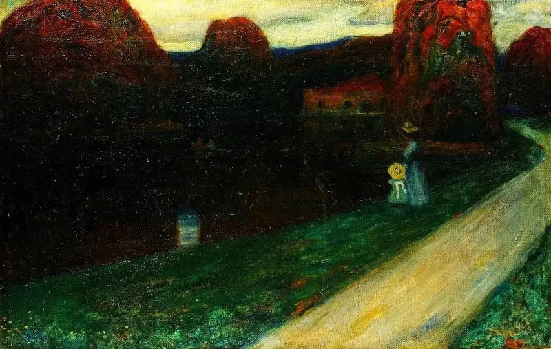 De avond. - Vassily Kandinsky